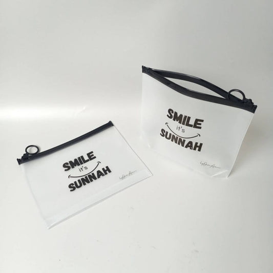 Smile it's Sunnah Zipper bag