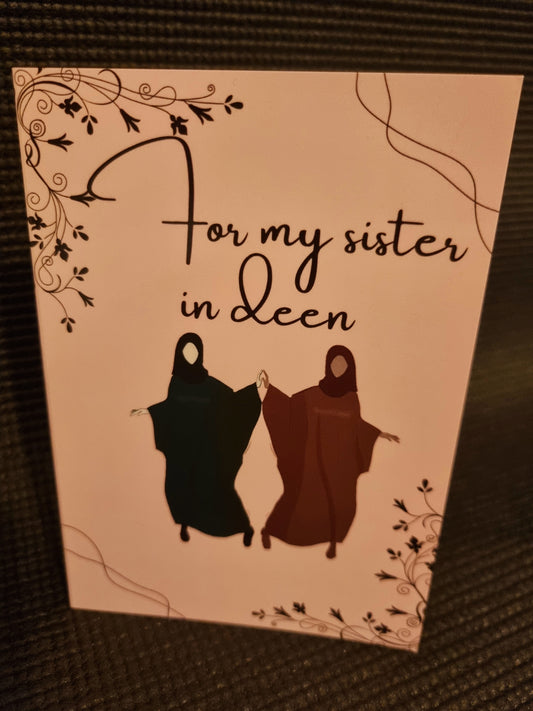 For my sister in deen